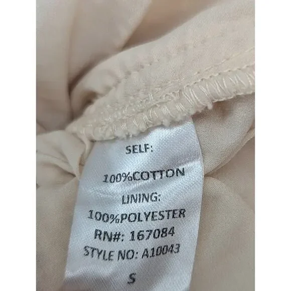 Tuckernuck Leilana Cream Crochet Lace Midi Dress Sleeveless Size S NWT - Picture 6 of 6